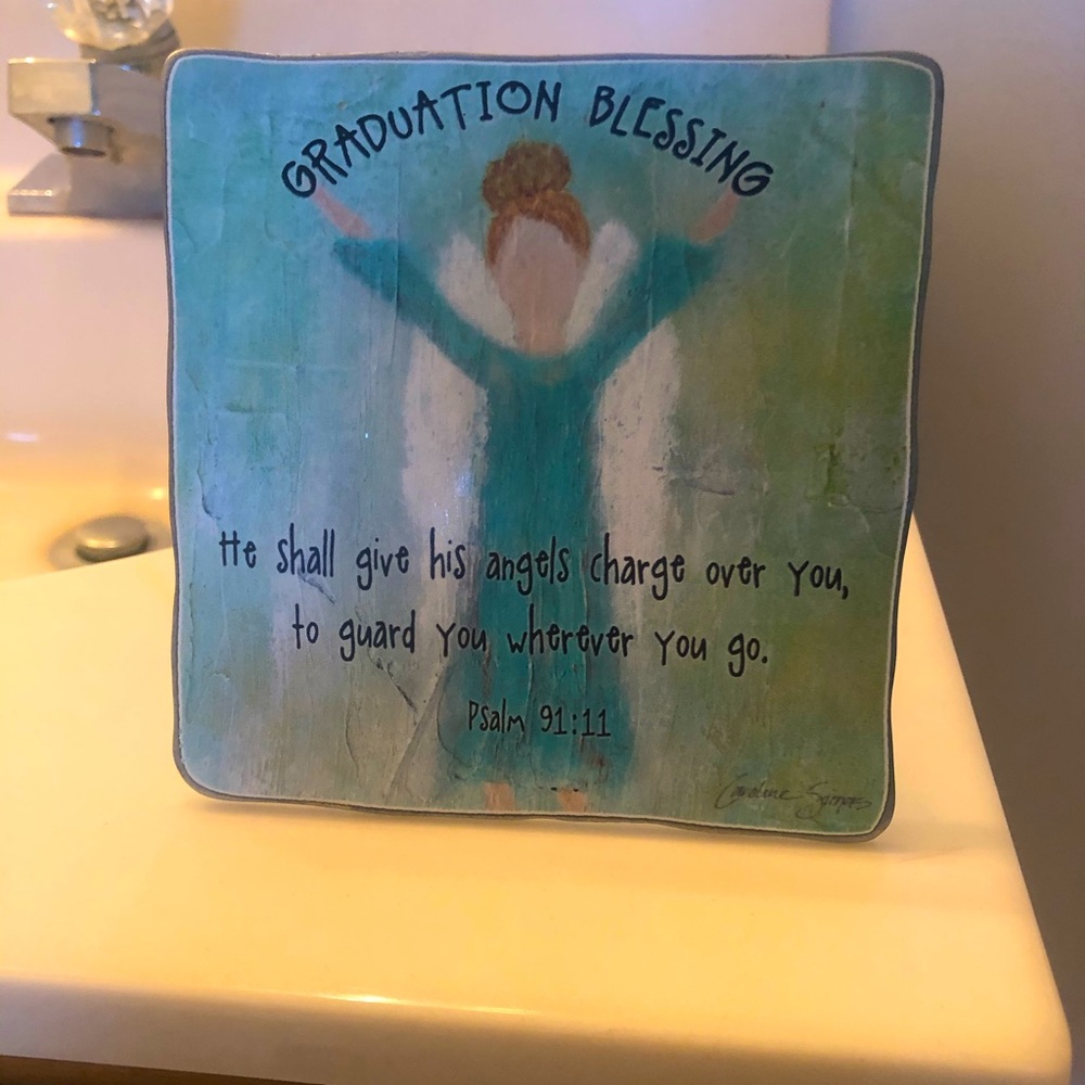 Metal graduation picture